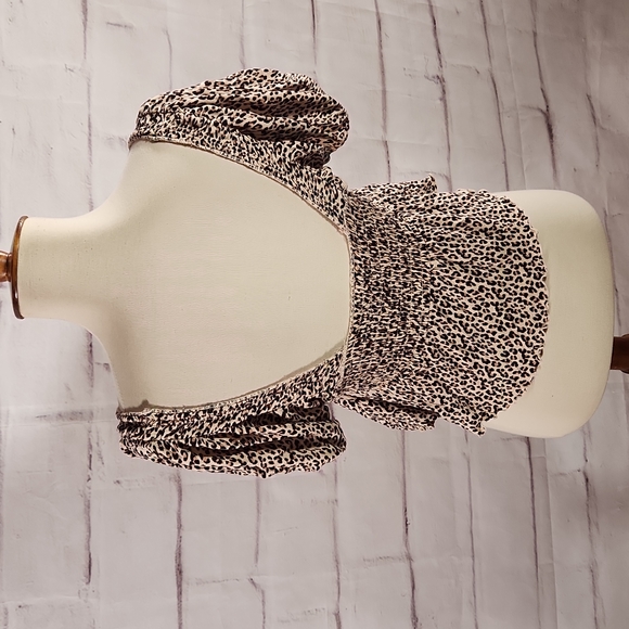 Urban Outfitters Animal Print Crop Top - Picture 4 of 5